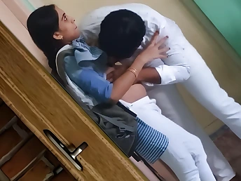 Desi Bhabhi Devar gets her taut vag poked and her donk packed with sizzling jizz