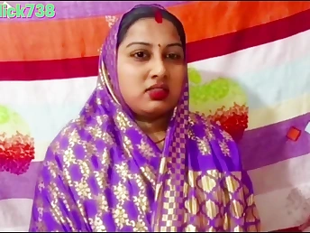 Desi Devar Gives Footjob & Dish out occupation to Herself in front Seductive Phat Boner in Her Cootchie