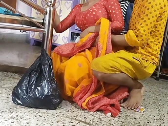 Desi step-mom and Indian stepson get crazy in maid's donk