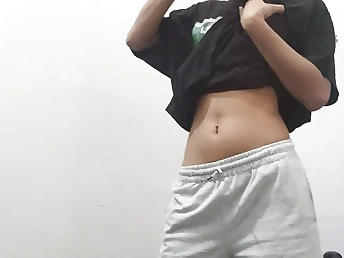 Indian nubile unloads while going knuckle deep and groaning while going knuckle deep and dumping from lonely village gal