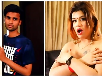 Large-titted Indian step-mom with a tat gets pulverized rock hard and takes a pop-shot