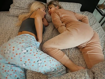 step sisters desires about step step-brother's bang-stick - step family threesome - Jenny Lux and Ema Karter