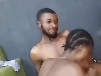 Watch this ultra-kinky bf punish his gf's friend for being a filthy breezy