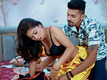 Hot Desi Kamwali Bai gets roughed up by her palace's possessor not far from hardcore Indian audio