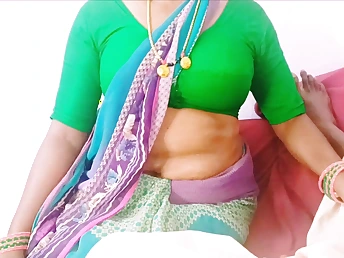 Desi building maid with Indian features chats grubby while plumbing rock-hard and grubby with her manager.