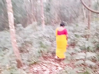 Stepmother with giant booty & boobies takes a rock-hard penetrating in the forest