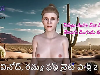 Part two of Vinod and Ramya's very first night in 3 DIMENSIONAL Audio Bang-out - A Telugu Audio Fucky-fucky Story