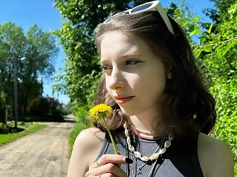 LyalkaRPG, a jaw-dropping Ukrainian college girl, gets pummeled rock-hard in public with an increment of guzzles a sizzling geyser