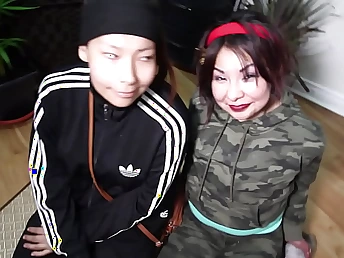 Watch two young Indian Teenagers with successful mounds shot their first BBC on the NDNgirls native yankee pornography website