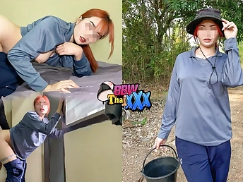 Witness Plus-size Thaixxx's smallish crimson head wifey get penetrated by a stranger after comport oneself - Big White Chief husband witnesses here awe