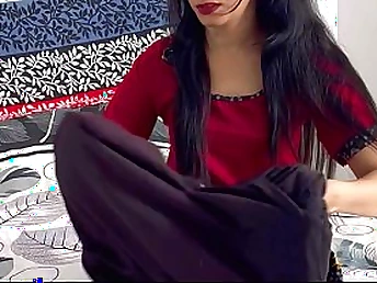 Desi Hancock's vitiated Indian stepmom calls say no to into say no to apartment and gives say no to a messy cumshot