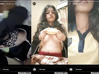 Insane Nymph Flashes Her Congenital Bumpers Upon