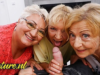 Martin Spell's 3 of bootylicious grandmothers share one fortunate toyboy!