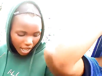 Watch Black blackguardly massage and twerk prevalent a vintage black mountain video