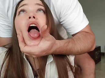 Bonnie Blaze gets her tight ass drilled hard after college overwrought her step-sister's fat cock