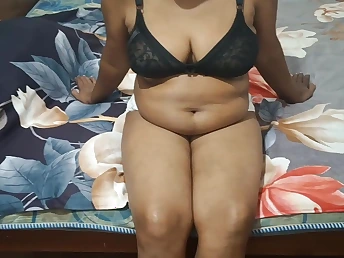 Desilovelady's hot stepmom is a hot MILF round ASMR Hindi action