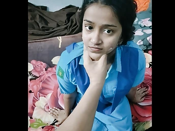 Naughty Desi schoolgirl loses v-card in Hindi audio while conversing filthy and procurement rump pulverized in hindi