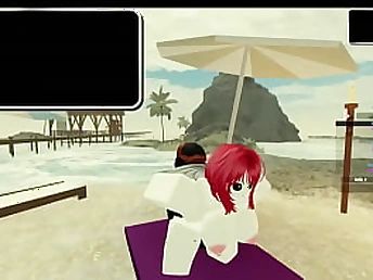 Roblox Turkish breezy with enormous funbags takes it distance from behind and gargles BIG BLACK Horseshit